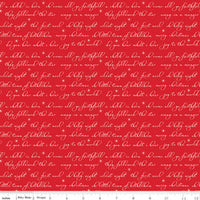 Glisten - Text - Red
