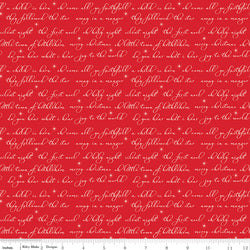 Glisten - Text - Red