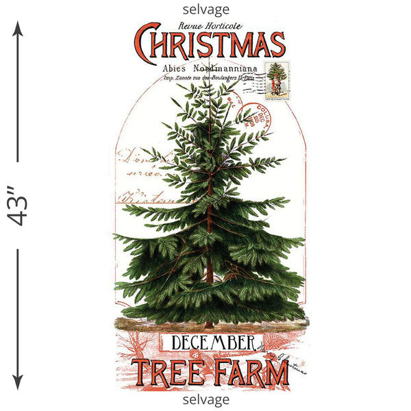 Classic Christmas - Christmas Botanical Main Panel