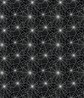 Ghostly Soiree - Ghostly Cobwebs - Black - Nicole Decamp