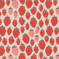Under The Apple Tree Queen of Berries True Red Canvas
