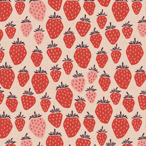 Under The Apple Tree Queen of Berries True Red Canvas