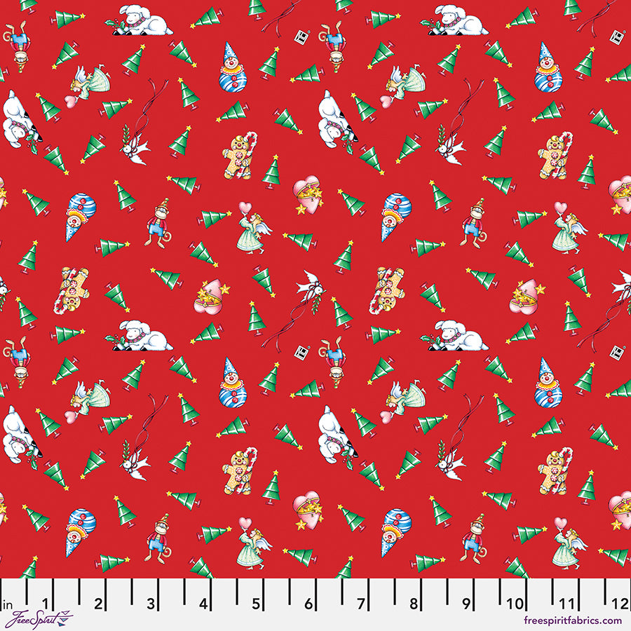 So Much Joy! - Christmas Tree Toss - Red - Mary Engelbreit