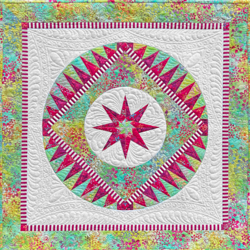 Pink Perfection: Be Colourful Wallhanging w/Judy Rains - January 4 & 25, 2026 1:30pm - 4:30pm RALEIGH