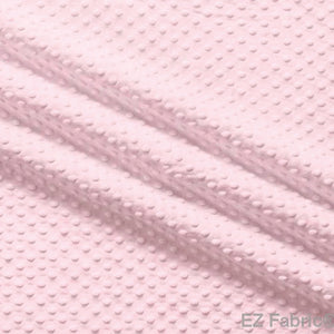 Minky Dots Blush Pink