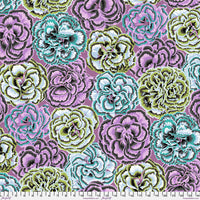 August 2025 - Picotee Carnations - Contrast - Kaffe Fassett