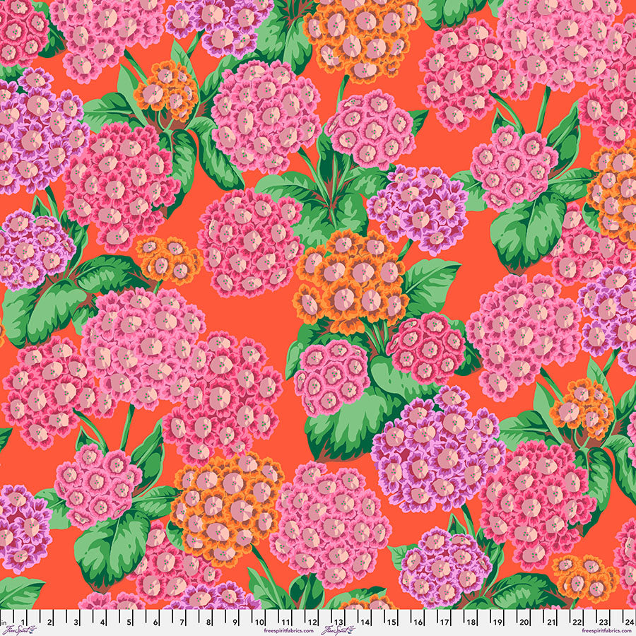 August 2025 - Alpines - Red - Kaffe Fassett
