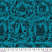 A Spring In Paris Sightseeing  Tonal Azul