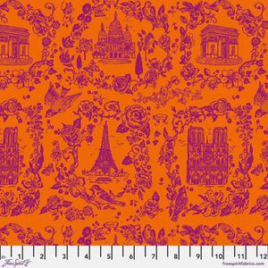 A Spring In Paris Sightseeing  Tonal Orange