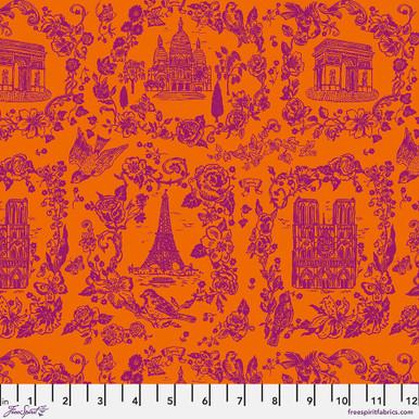 A Spring In Paris Sightseeing  Tonal Orange