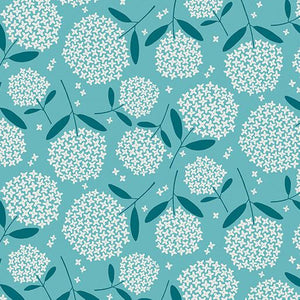 Blooming Color Fiori  Medium Turquoise
