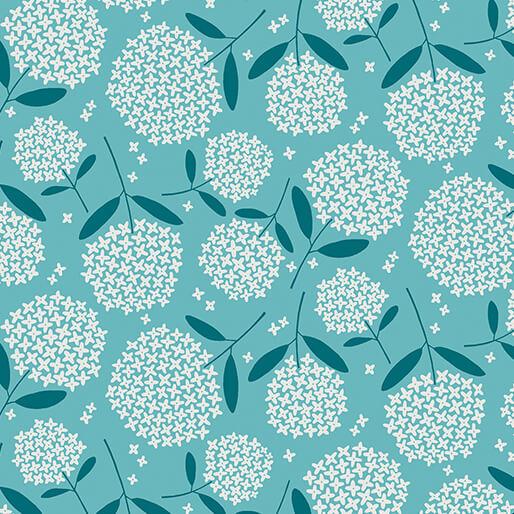 Blooming Color Fiori  Medium Turquoise