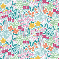 Blooming Color Meadow  Turquoise/Multi