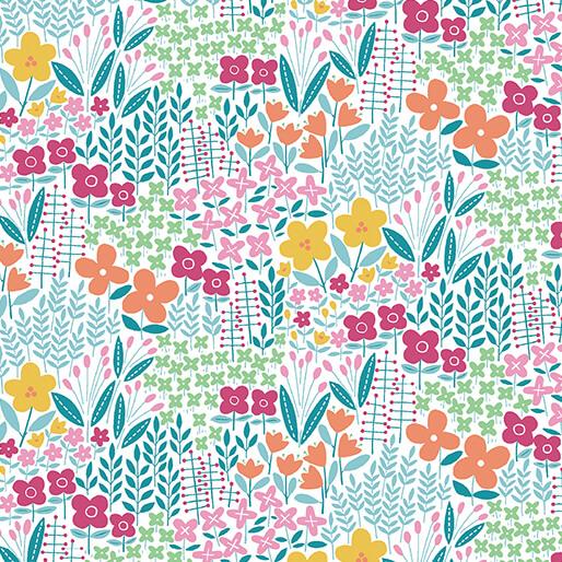 Blooming Color Meadow  Turquoise/Multi