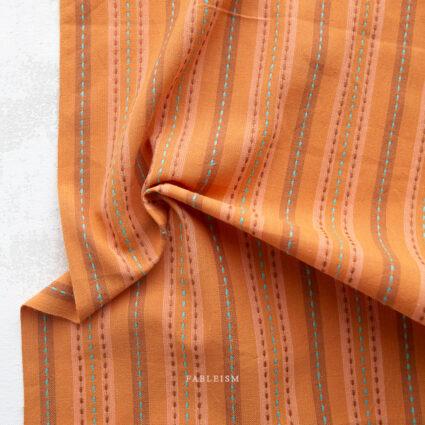 Canyon Springs Stitch Stripe - Rust by Fableism