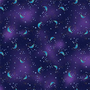 Celestial Magic-Moons Dark Purple Metallic