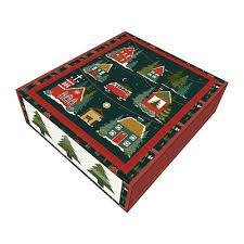 Christmas Is in Town Panel Quilt Boxed Kit