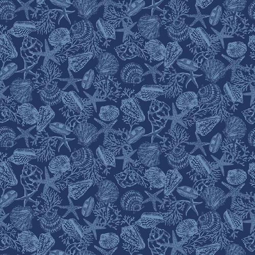 Cobalt Seas Navy Monotone Shells