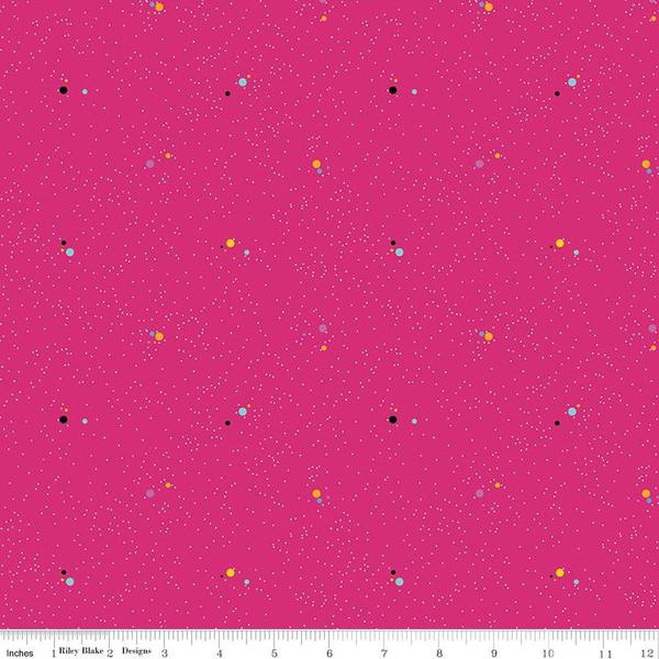 Colour Wall Dots - Hot Pink