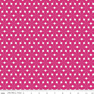 Colour Wall Geo -  Hot Pink