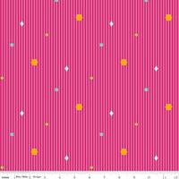 Colour Wall Stripe - Hot Pink