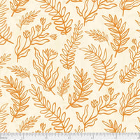 Cyprus Sprigs Ecru/Orange