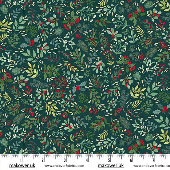 Enchanted Yuletide Foliage Dk Green