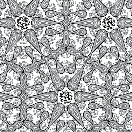 Botanica Medallion Gray