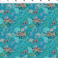 Whimsy Bloom Teal