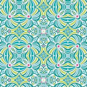 Vibrancy Medallion Aqua