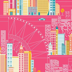 Cityscape Day - City Cerise