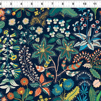 Whimsy Garden Navy