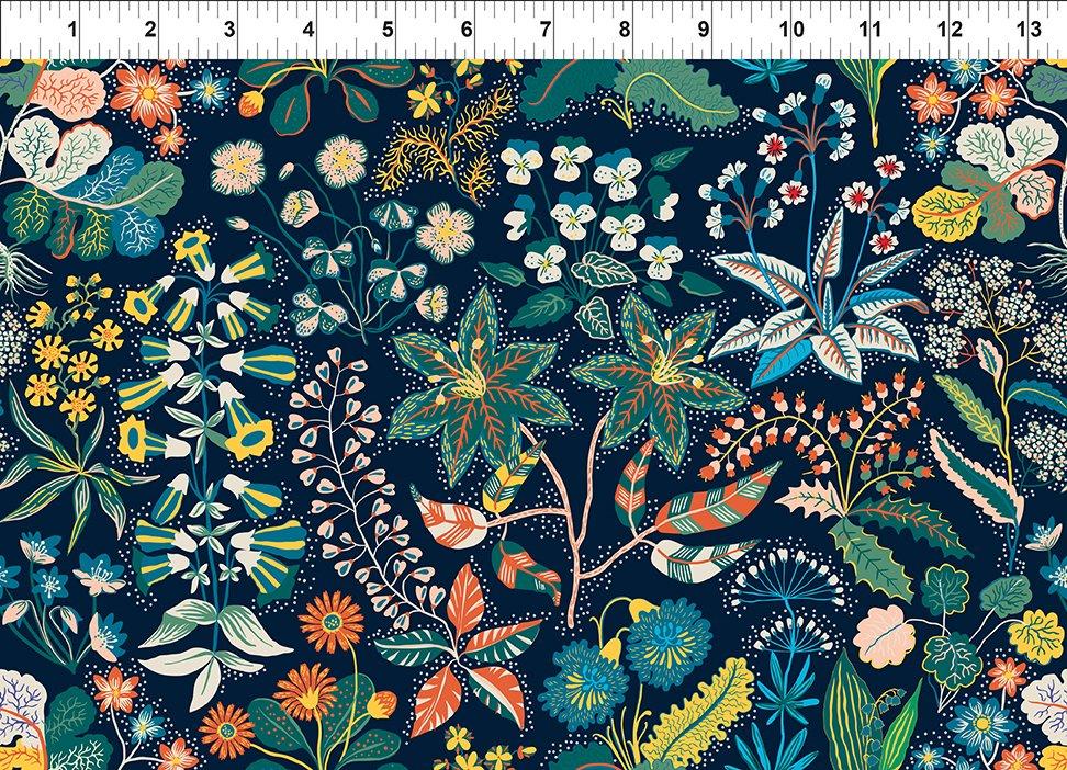 Whimsy Garden Navy