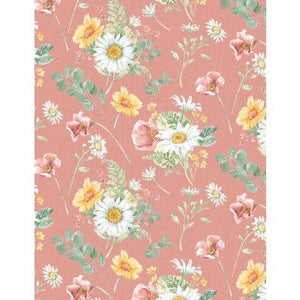 Daisy Days Large Floral Pink