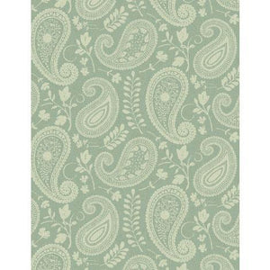 Daisy Days Paisley Green Tonal