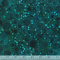 Peacock Dotted Circles - By Jacqueline De Jonge