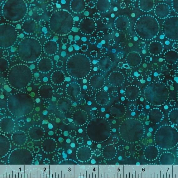 Peacock Dotted Circles - By Jacqueline De Jonge