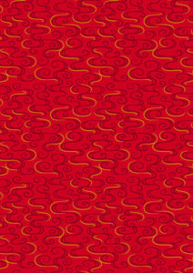 Year of the Dragon Swirl Red