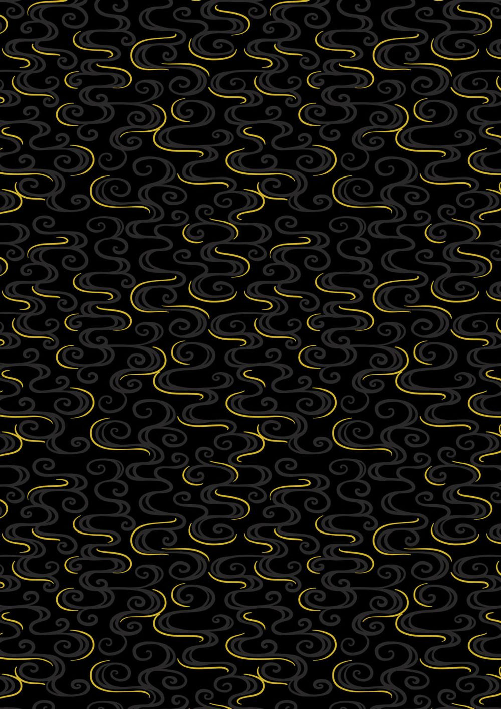 Year of the Dragon Swirl Black