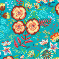 Faraway Florals Turquoise