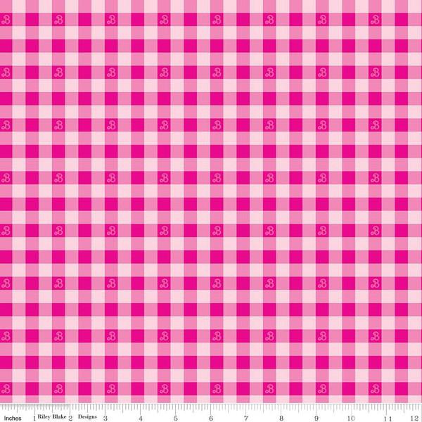 Barbie World Gingham Hot Pink