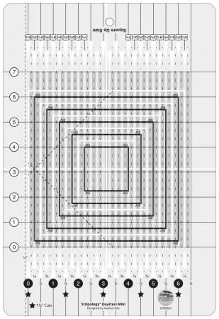 Creative Grids Stripology - Quarters Mini Quilt Ruler