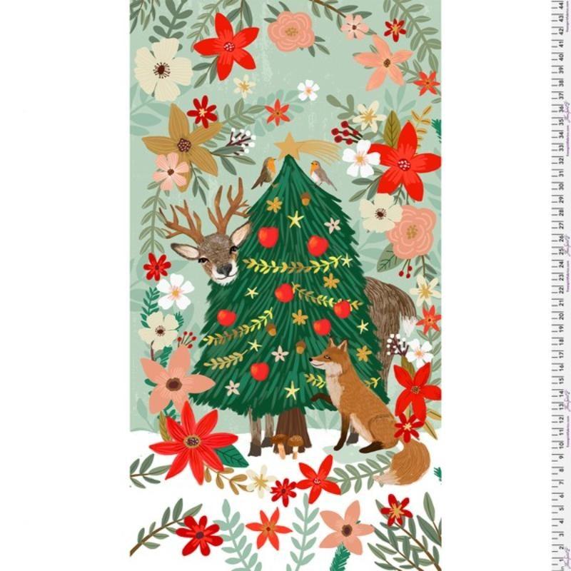 Christmas Spirit Pine Panel