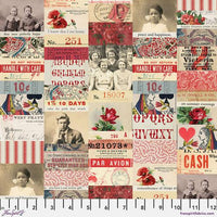 Tim Holtz Palette Red Collage