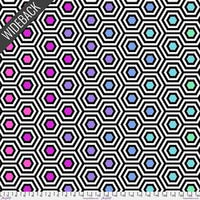Rainbow Hexy XL - Ink - By Tula Pink