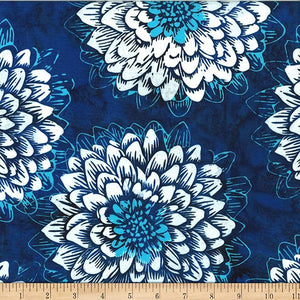 Bali Batik Dahlia Navy