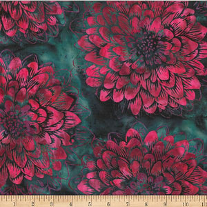 Bali Batik Dahlia Jade