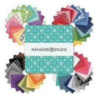 KimberBell Basics-Rainbow 5"  -92 pc Charm pk Precuts