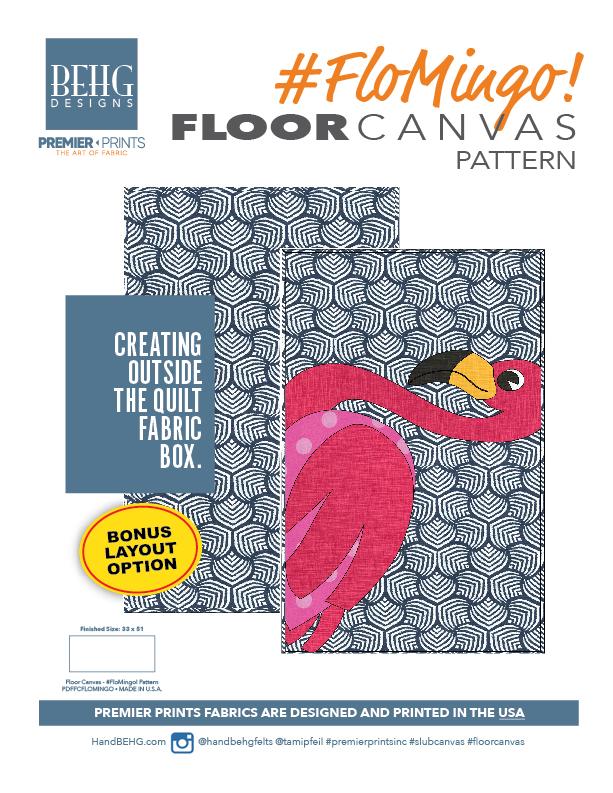 FloMingo Floor Canvas Pattern- Digital Download