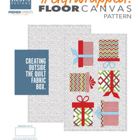 Gift Wrapped Floor Canvas Rug Pattern - Digital Download